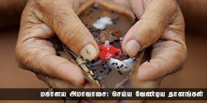 மகாளய அமாவாசை: செய்ய வேண்டிய தானங்கள்